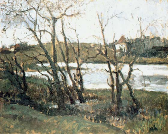 Landscape with Lake Theodor Pallady tablo - Dekolata