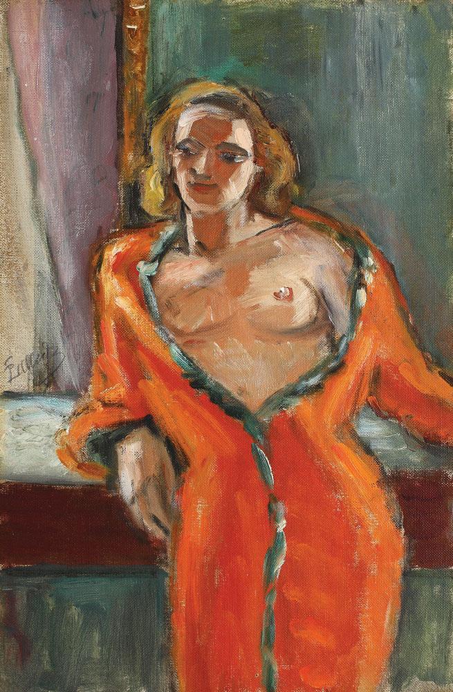 Orange Coat Theodor Pallady tablo - Dekolata