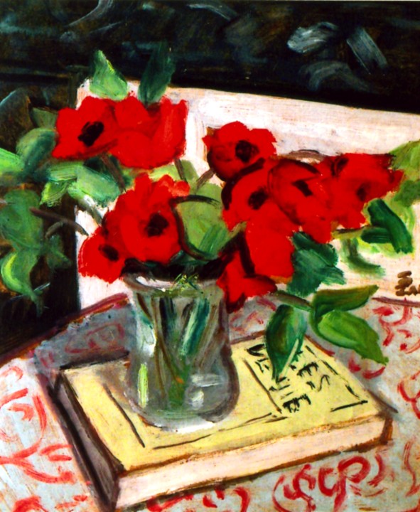 Red Flowers Theodor Pallady tablo - Dekolata