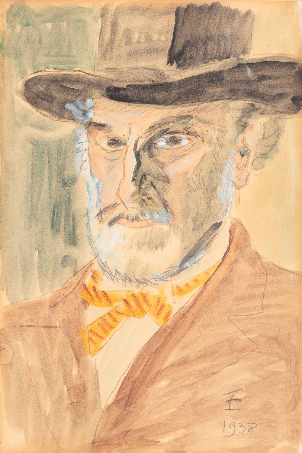 Self Portrait (1938) Theodor Pallady tablo - Dekolata