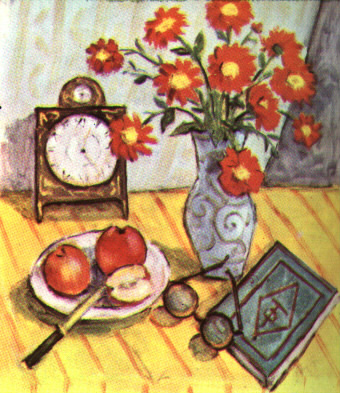 Still Life with Red Flowers Theodor Pallady tablo - Dekolata