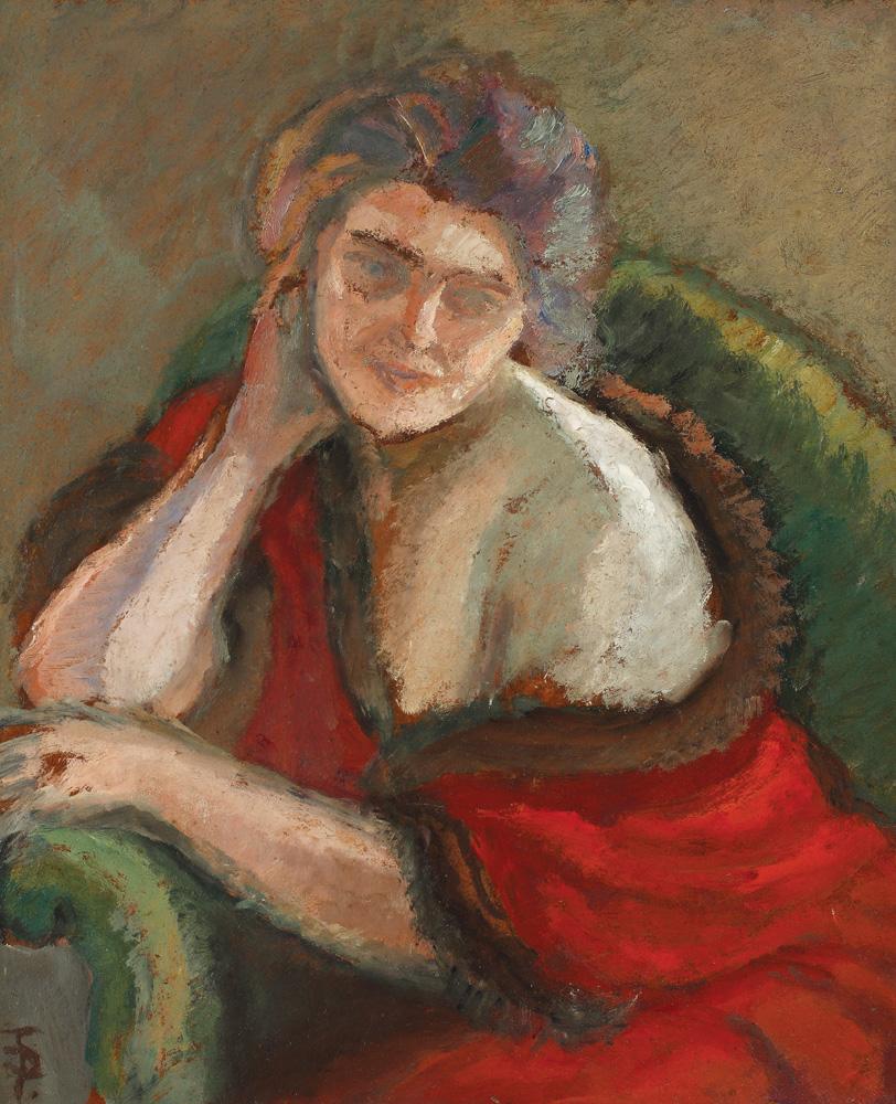 Thinking Woman Theodor Pallady tablo - Dekolata