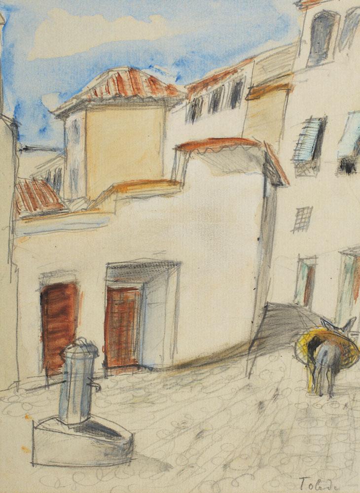 Toledo Street Theodor Pallady tablo - Dekolata
