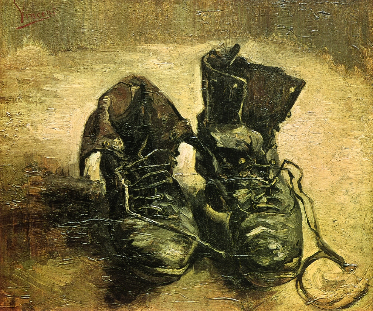 A Pair of Shoes (1886) Vincent van Gogh tablo - Dekolata