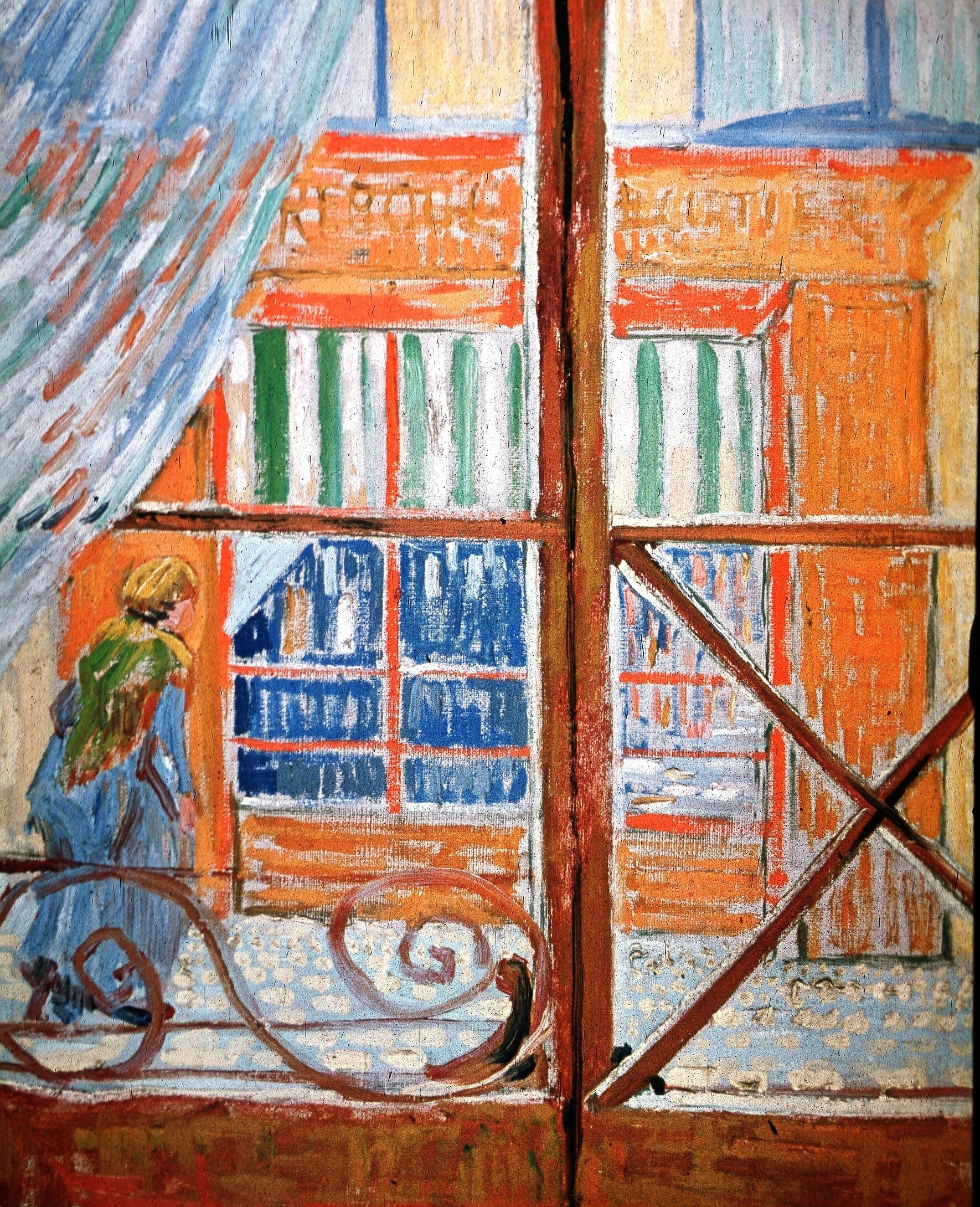 A Pork Butcher's Shop Seen from a Window (1888) Vincent van Gogh tablo - Dekolata