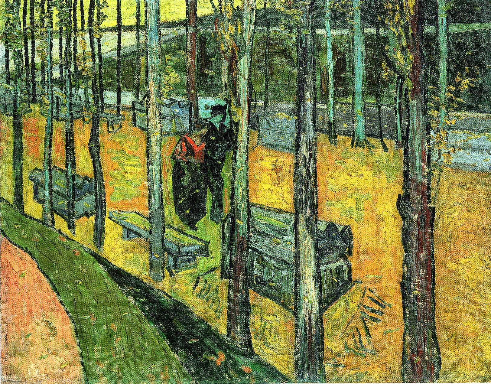 Alychamps, Autumn (1888) Vincent van Gogh tablo - Dekolata