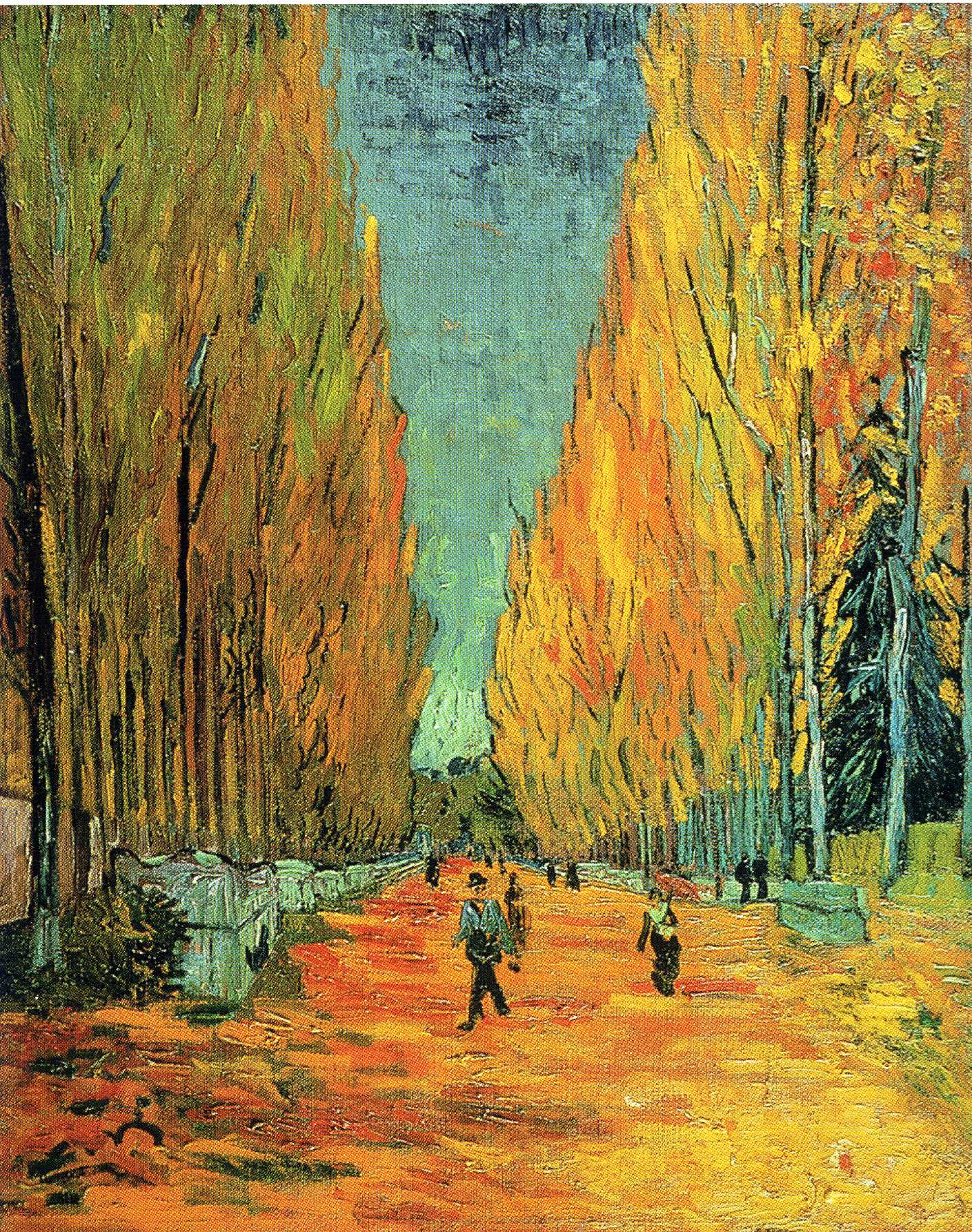 Alychamps (1888) Vincent van Gogh tablo - Dekolata