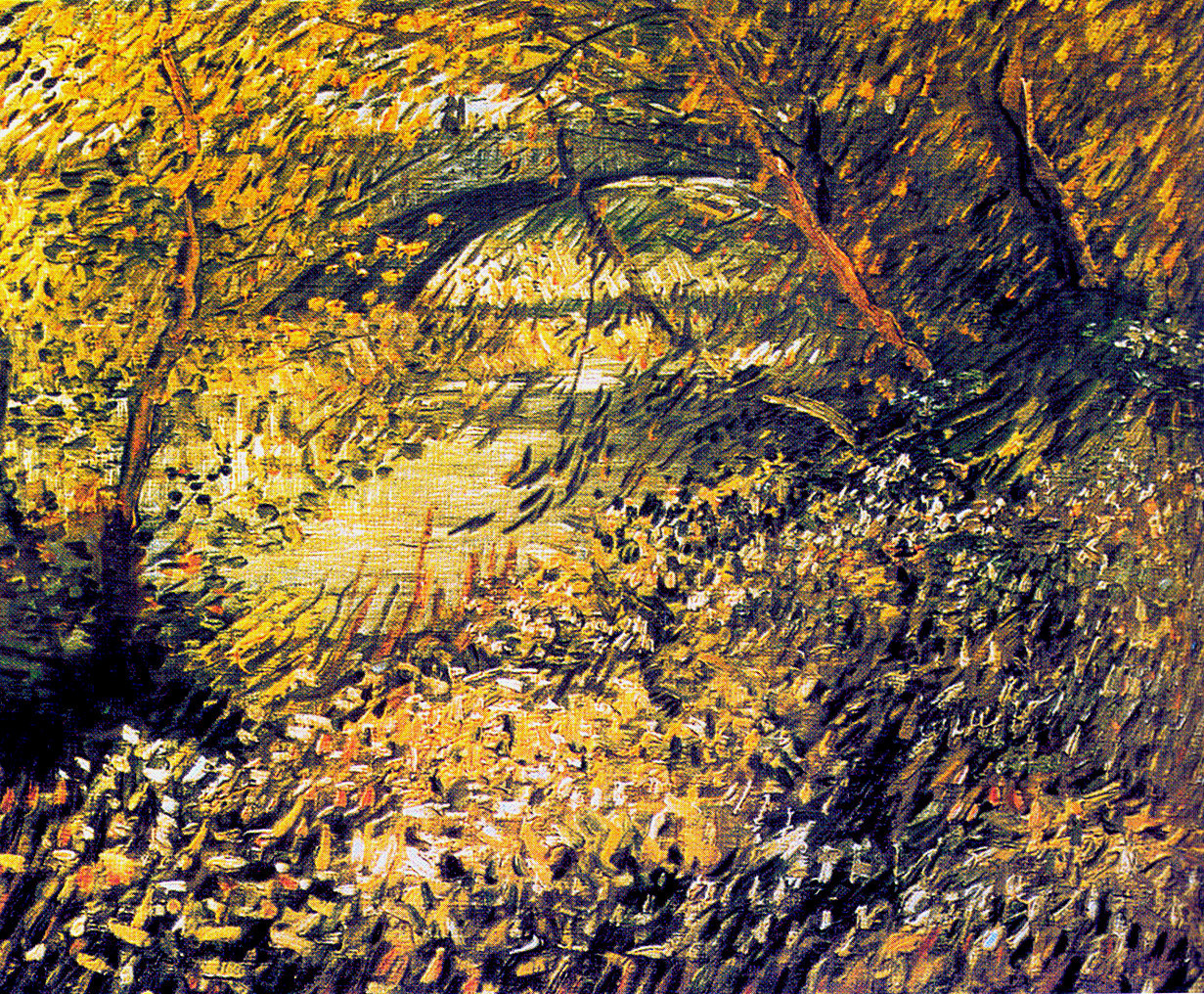 Banks of the Seine in the spring (1887) Vincent van Gogh tablo - Dekolata
