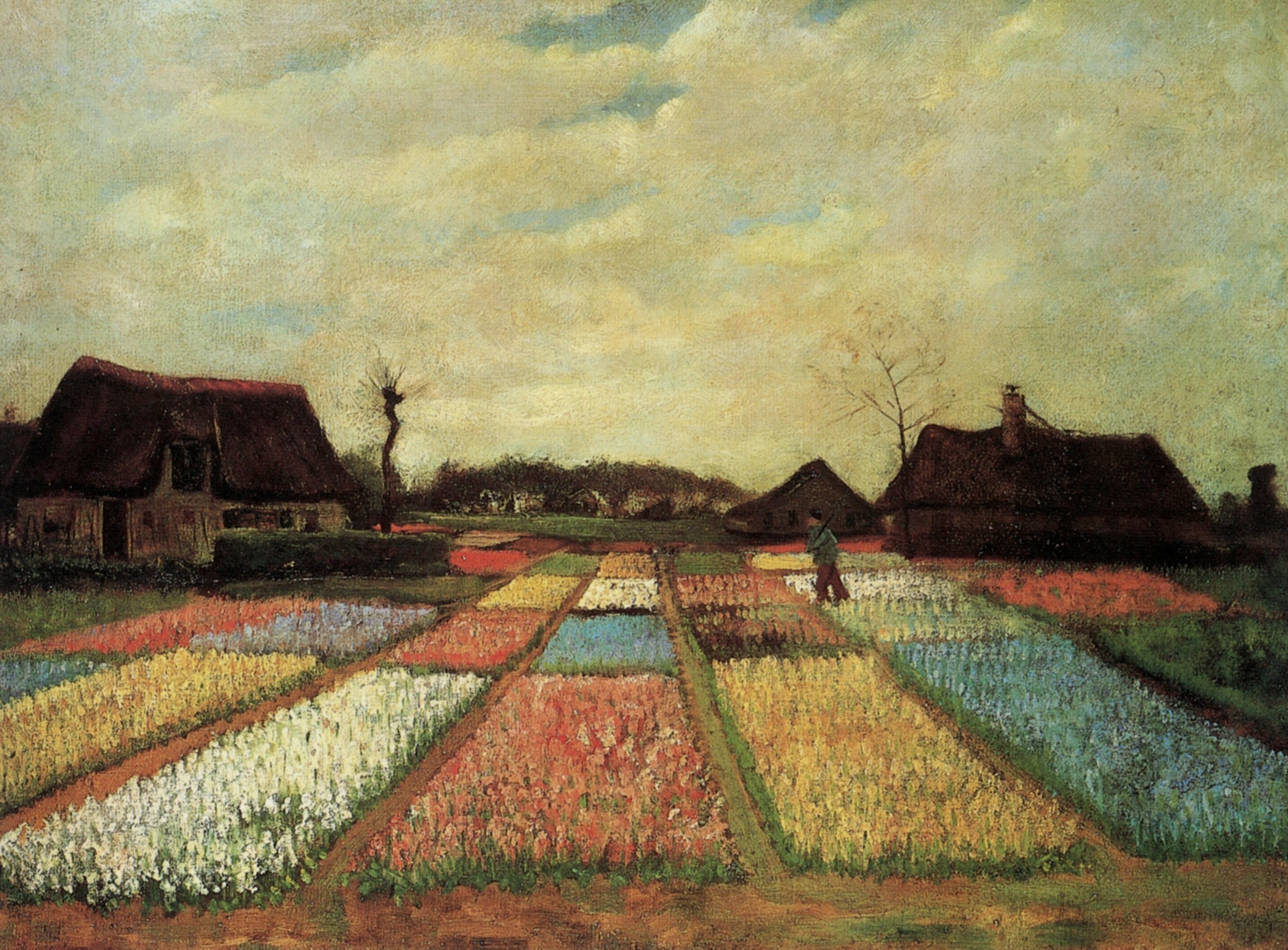 Bulb Fields (1883) Vincent van Gogh tablo - Dekolata