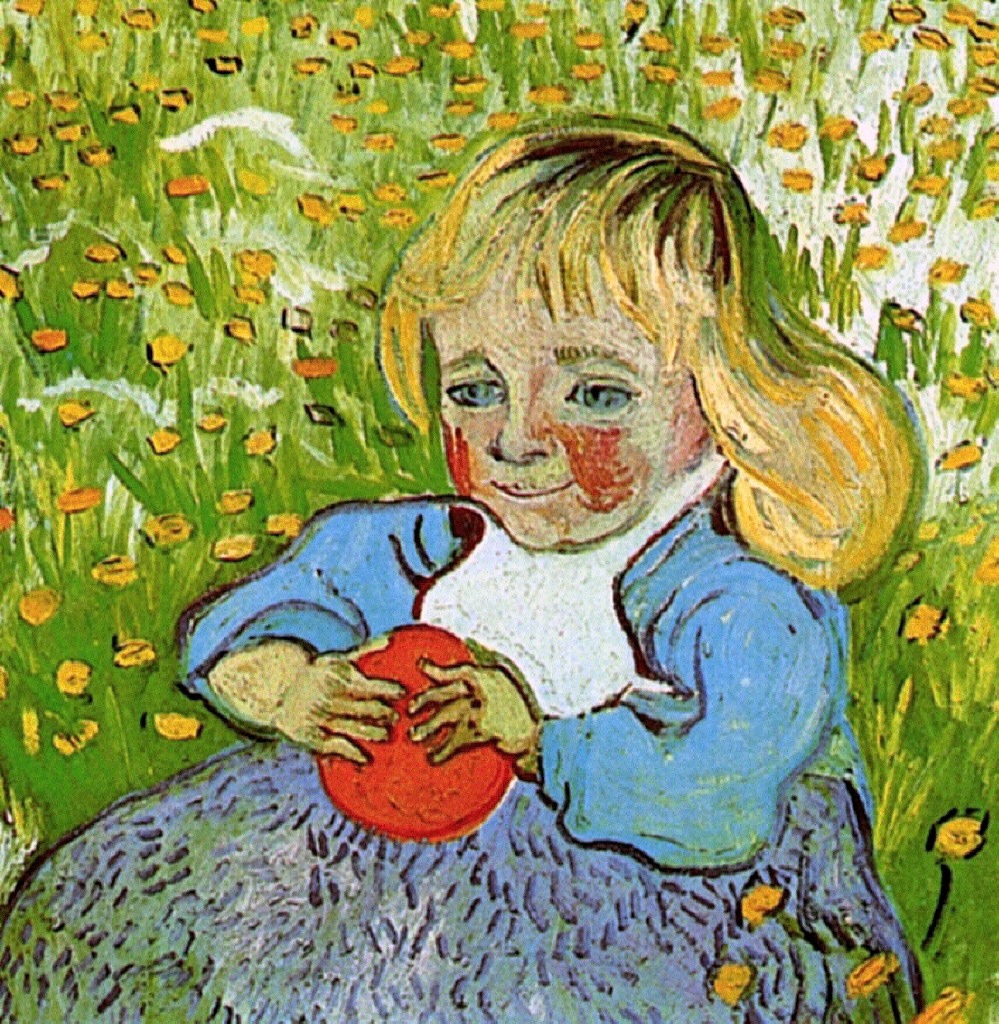Child with Orange (1890) Vincent van Gogh tablo - Dekolata