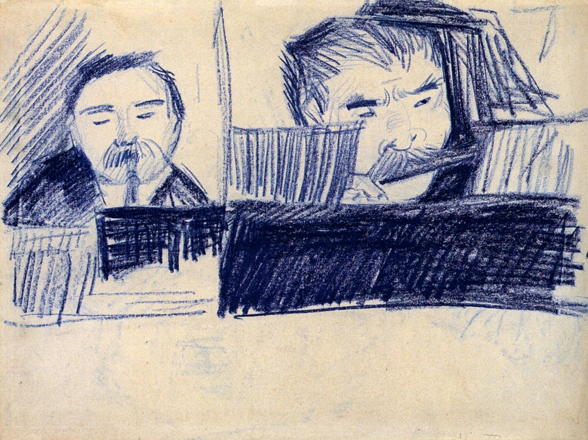 Clarinetist and Piccolo Player (1887) – Vincent van Gogh Tablo
