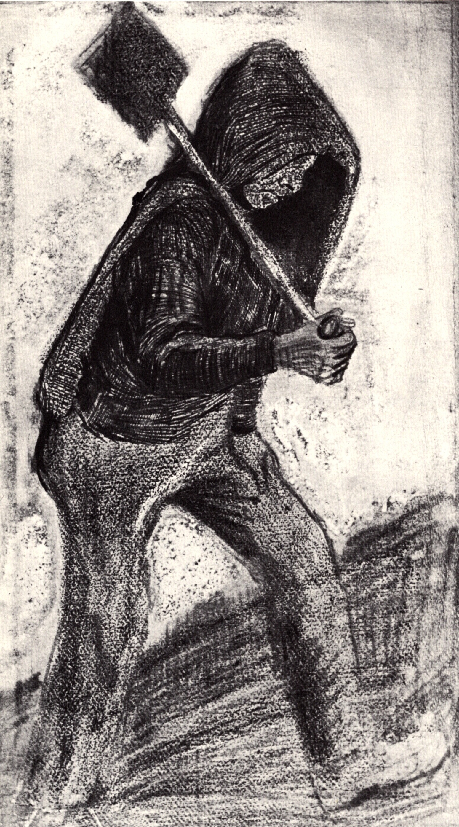 Coal Shoveler (1879) Vincent van Gogh tablo - Dekolata