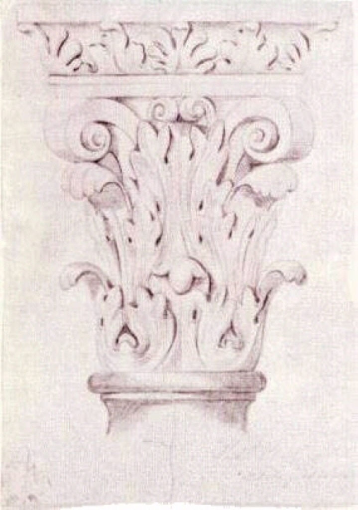 Corinthian Capital (1883) Vincent van Gogh tablo - Dekolata