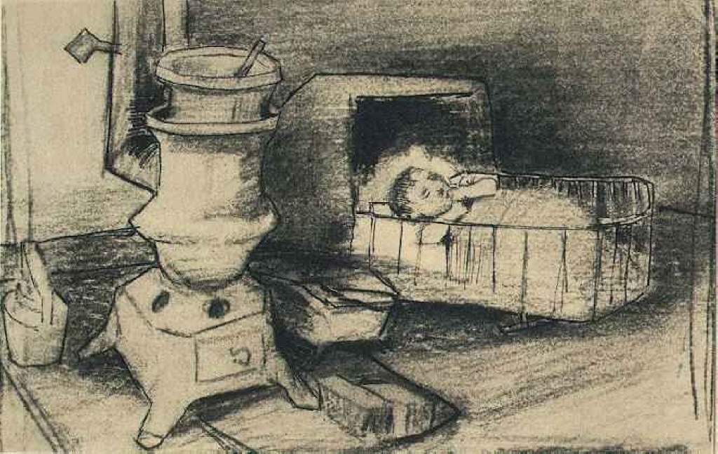 Cradle (1882) Vincent van Gogh tablo - Dekolata