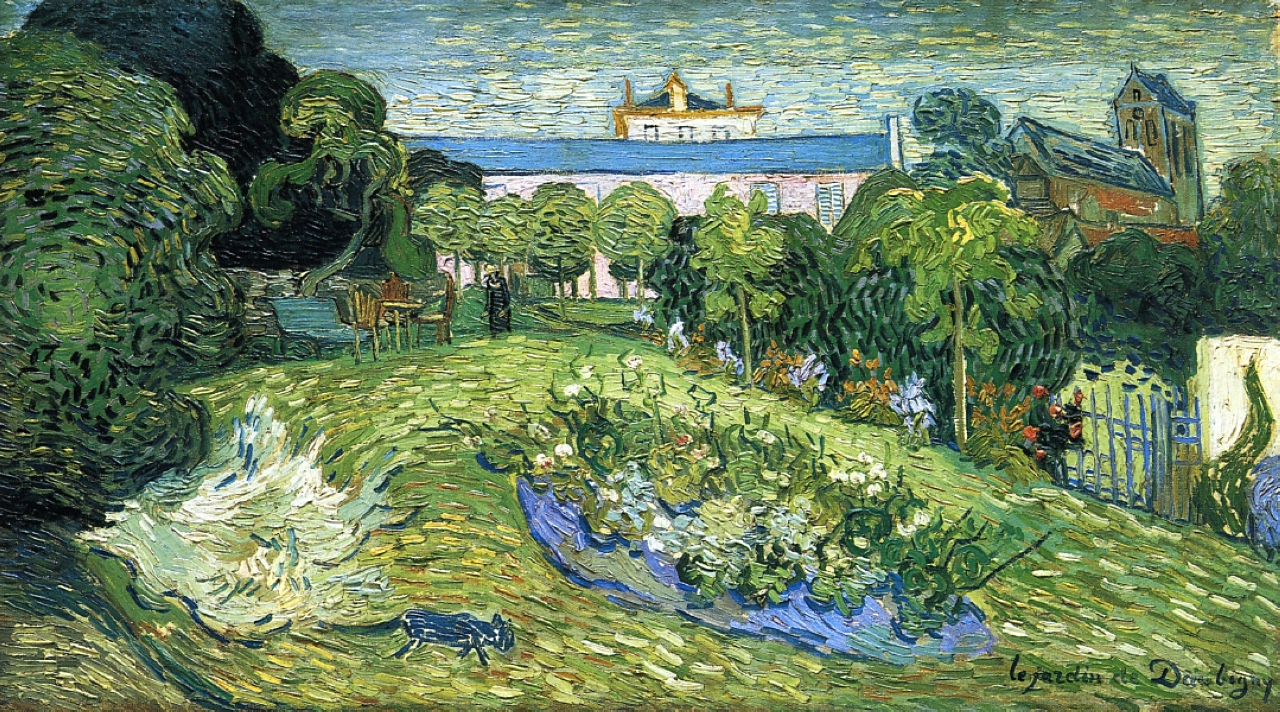 Daubigny's Garden (1890) Vincent van Gogh tablo - Dekolata