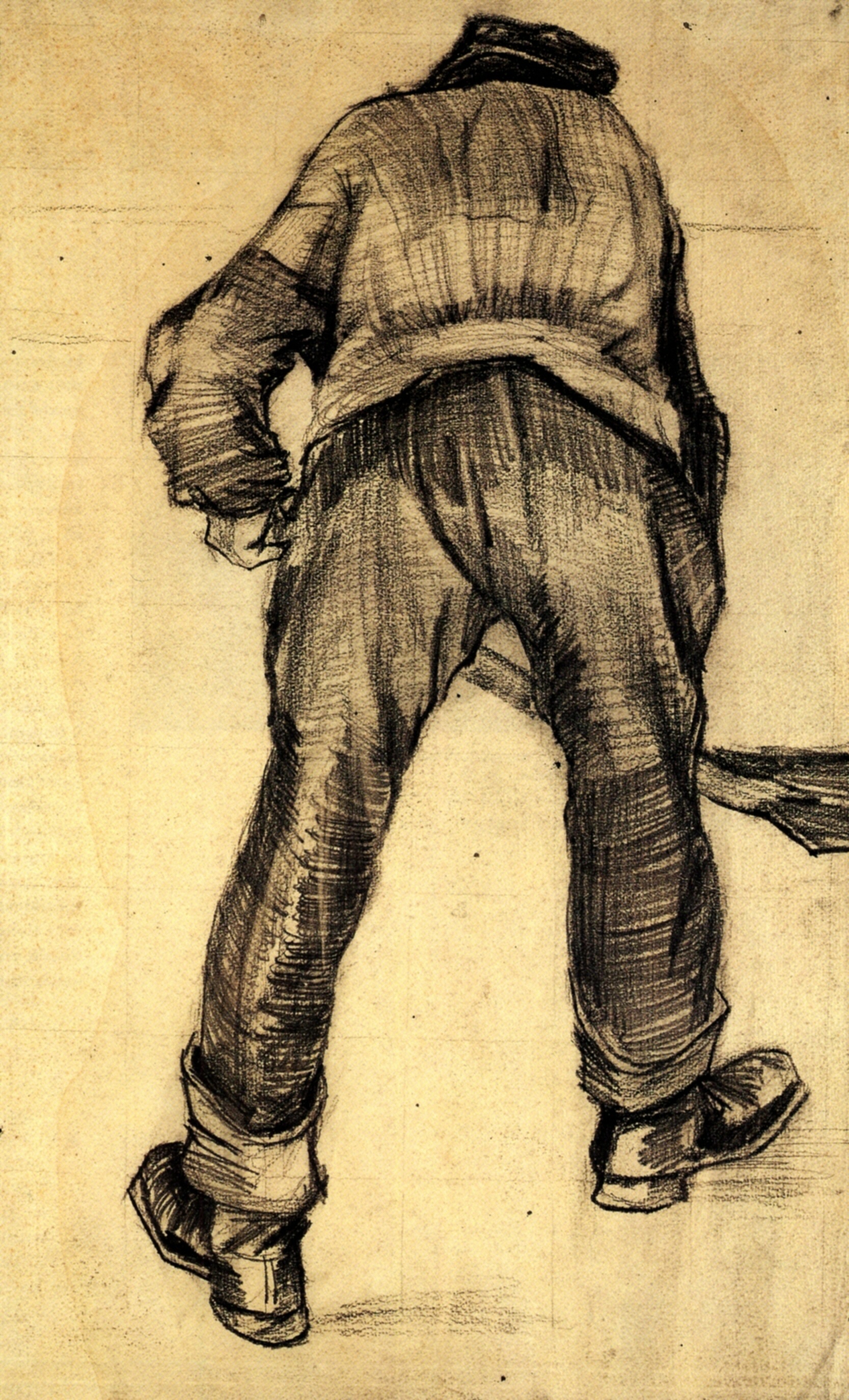 Digger (1882) Vincent van Gogh tablo - Dekolata