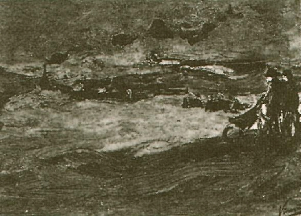Dunes with Figures (1882) Vincent van Gogh tablo - Dekolata