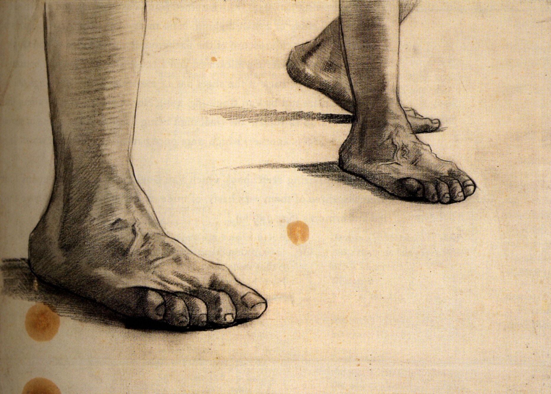 Feet (1885) Vincent van Gogh tablo - Dekolata