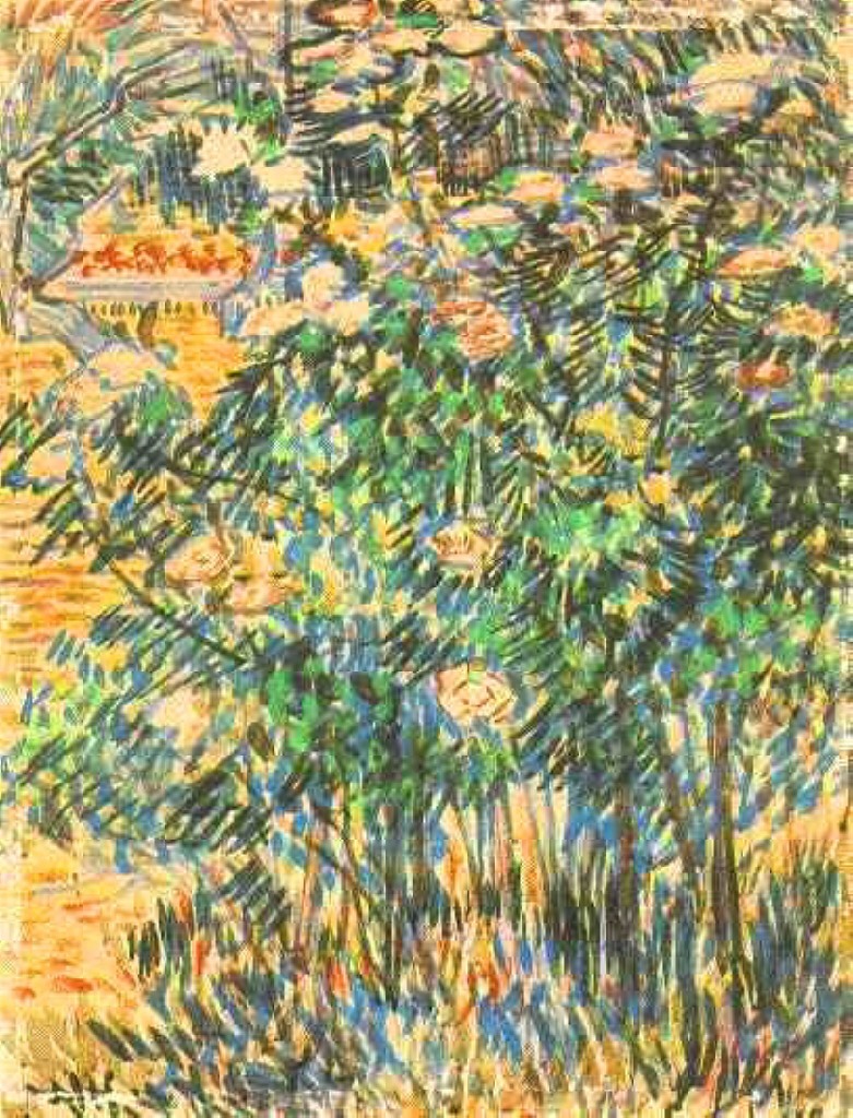 Flowering Shrubs (1889) – Vincent van Gogh Tablo