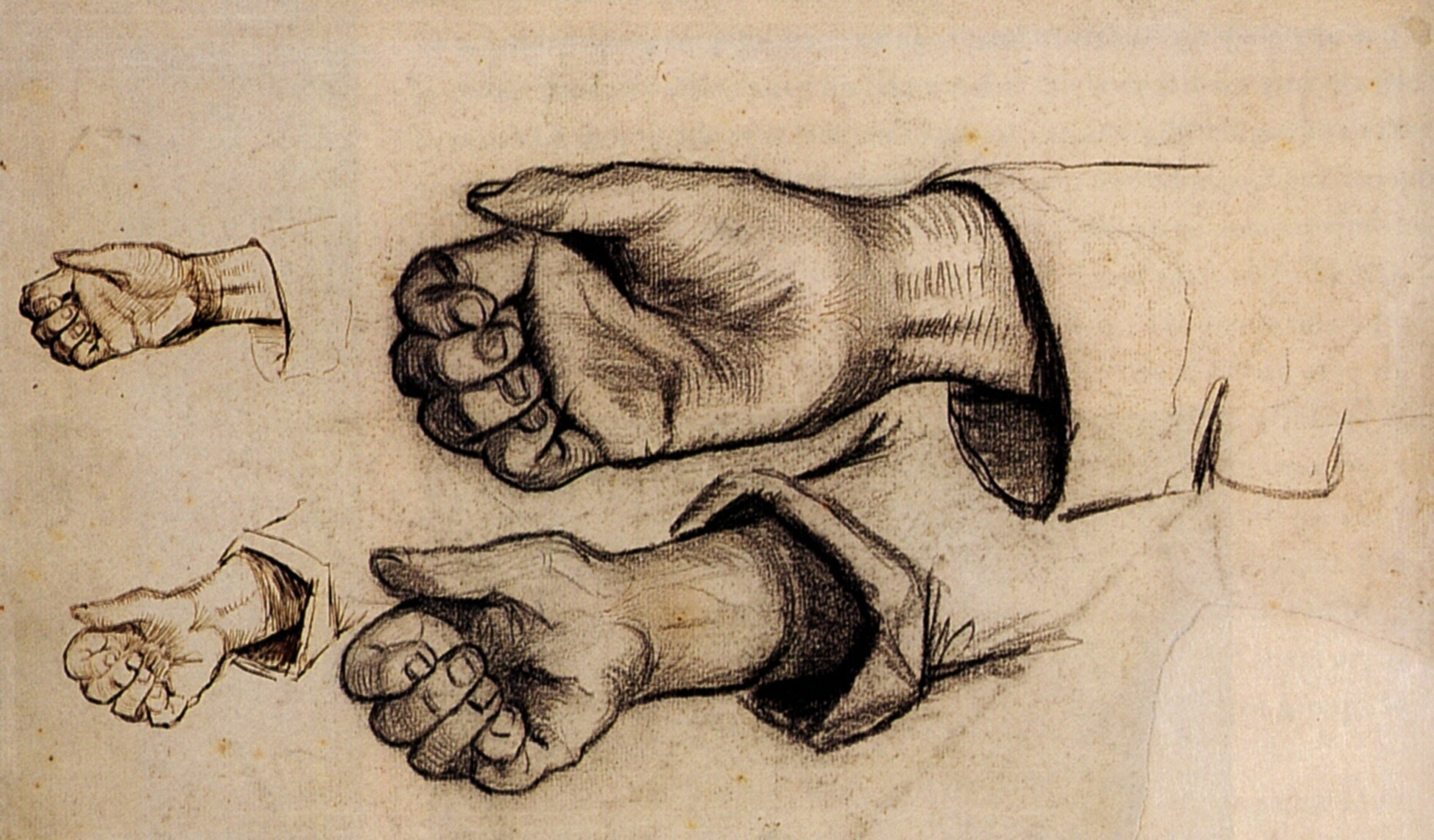 Four Hands (1885) Vincent van Gogh tablo - Dekolata