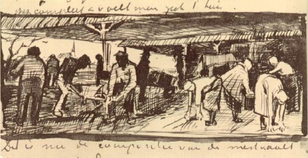 Garbage Dump (1883) Vincent van Gogh tablo - Dekolata