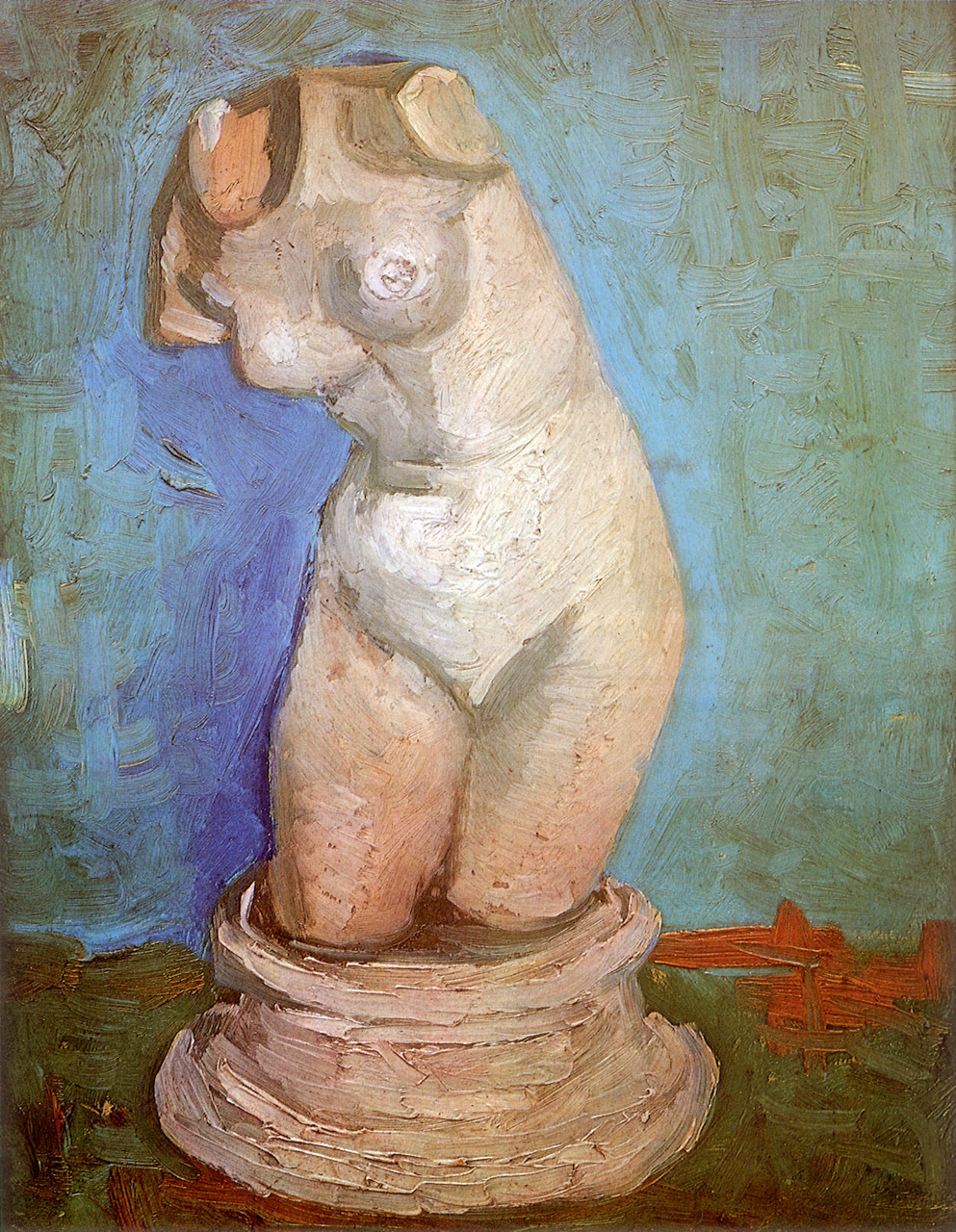 Gypsum Torso (1886) Vincent van Gogh tablo - Dekolata