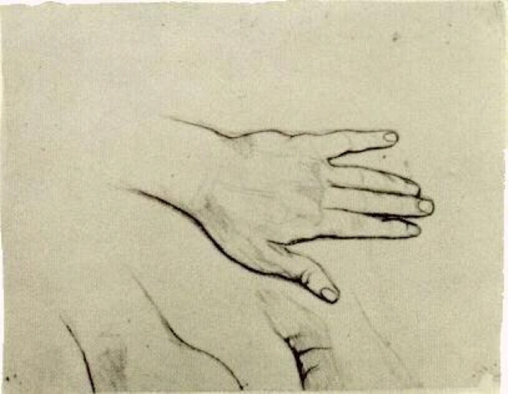 Hand (1885) Vincent van Gogh tablo - Dekolata