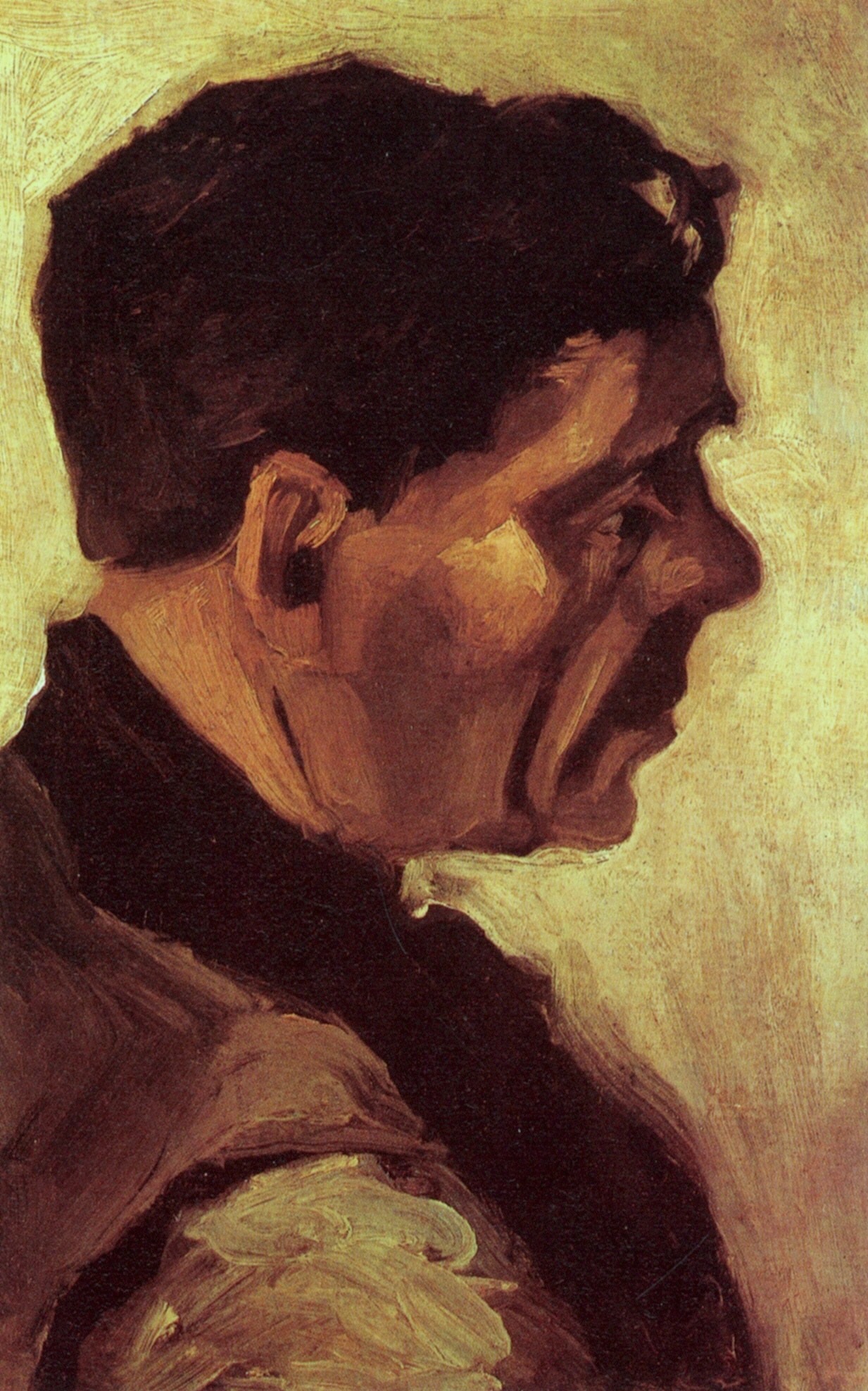 Head of a Peasant (1885) Vincent van Gogh tablo - Dekolata