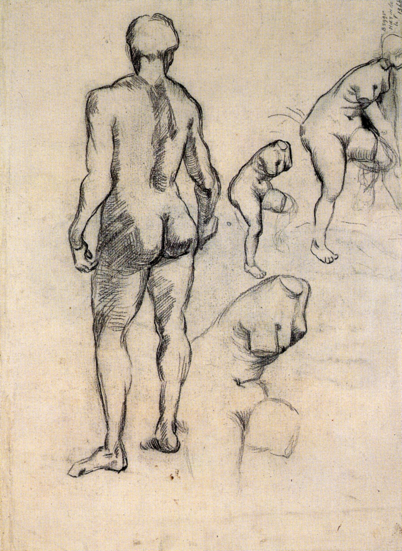 Idol and Sketches of Venus (1886) Vincent van Gogh tablo - Dekolata