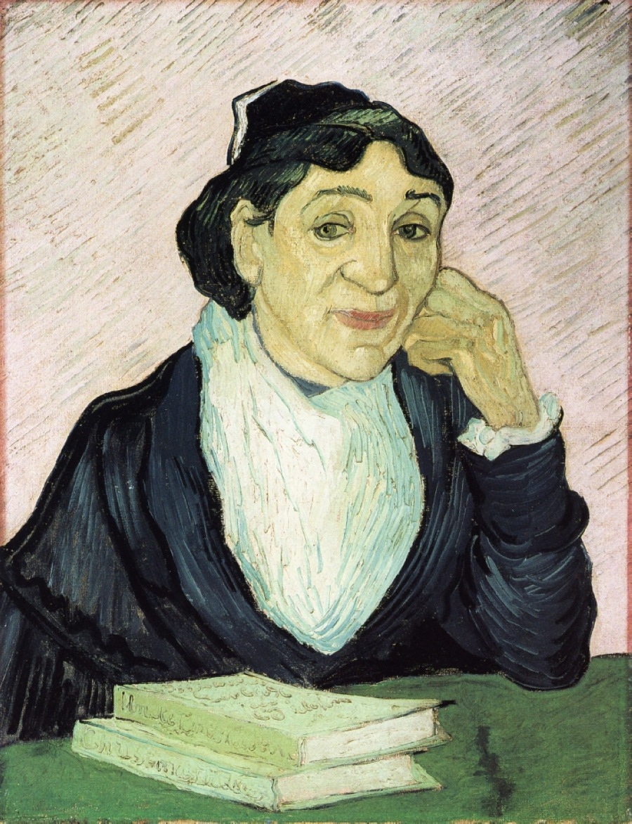 L'Arlesienne, Portrait of Madame Ginoux (1890) Vincent van Gogh tablo - Dekolata