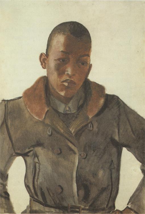 Youth Negro (1935) Aleksandr Deyneka tablo - Dekolata