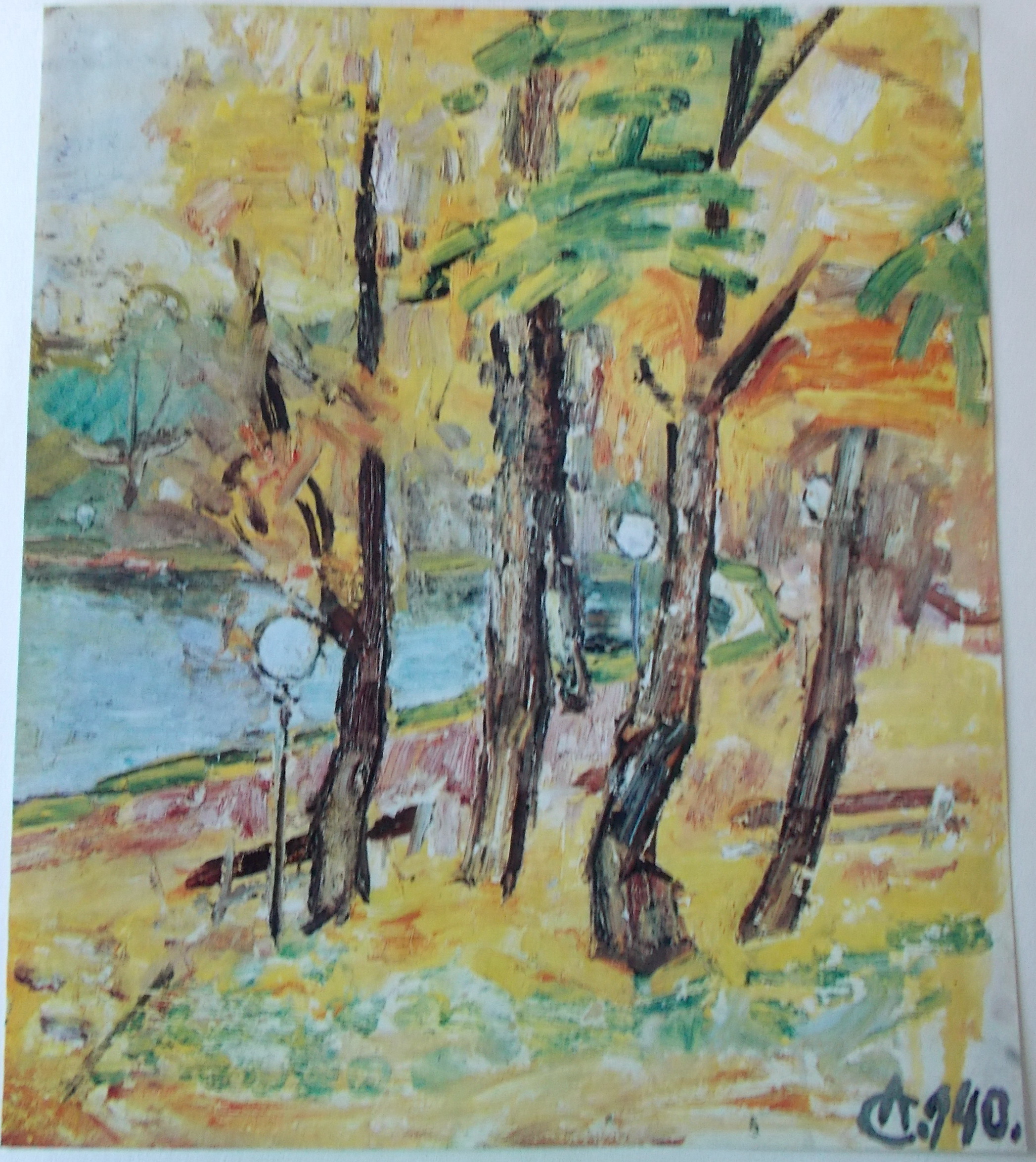 Autumn Landscape (1940) Alexandru Ciucurencu tablo - Dekolata