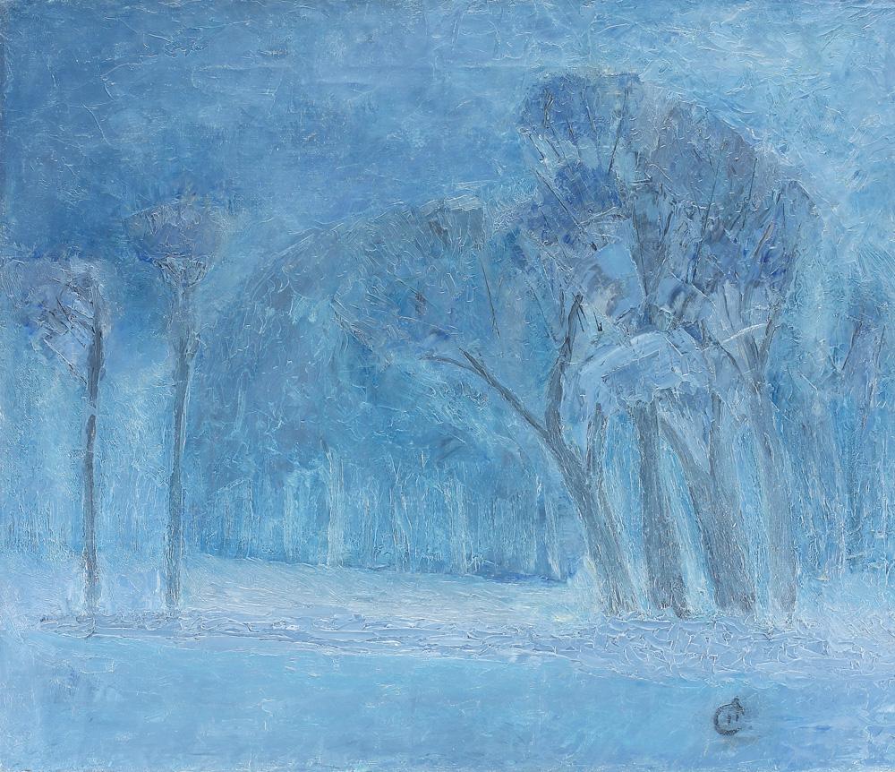 Blue Landscape Alexandru Ciucurencu tablo - Dekolata