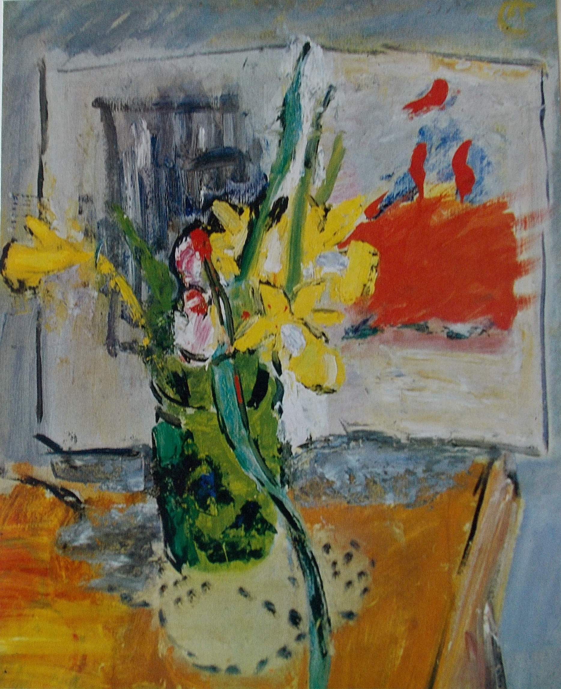 Vase with Flowers (1939) Alexandru Ciucurencu tablo - Dekolata