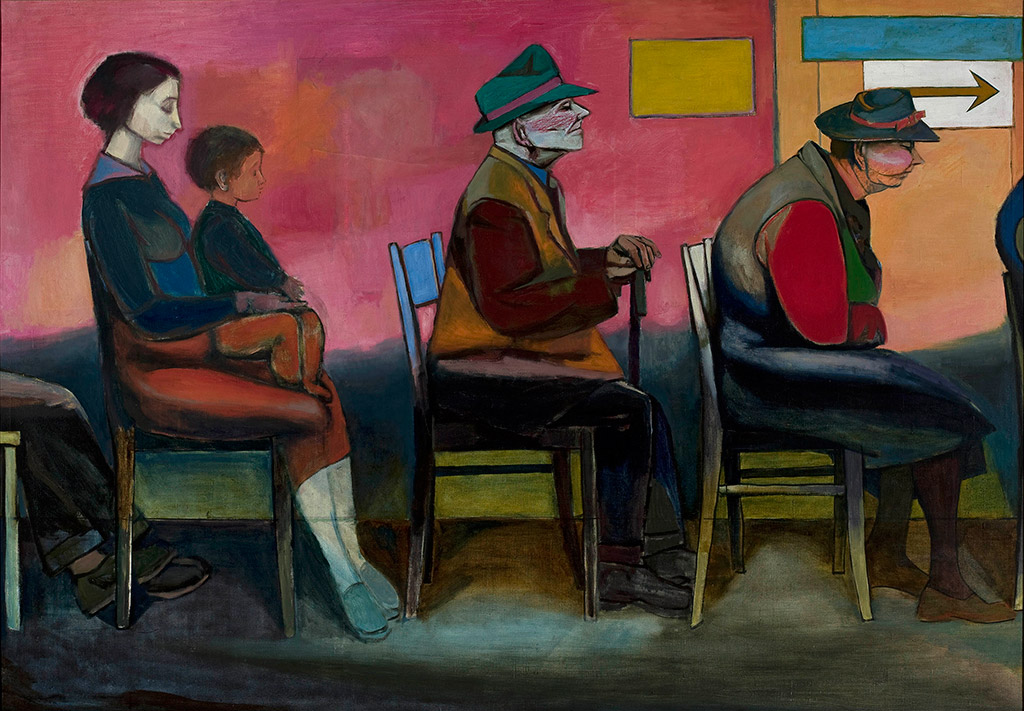 Queue (1956) Andrzej Wróblewski tablo - Dekolata