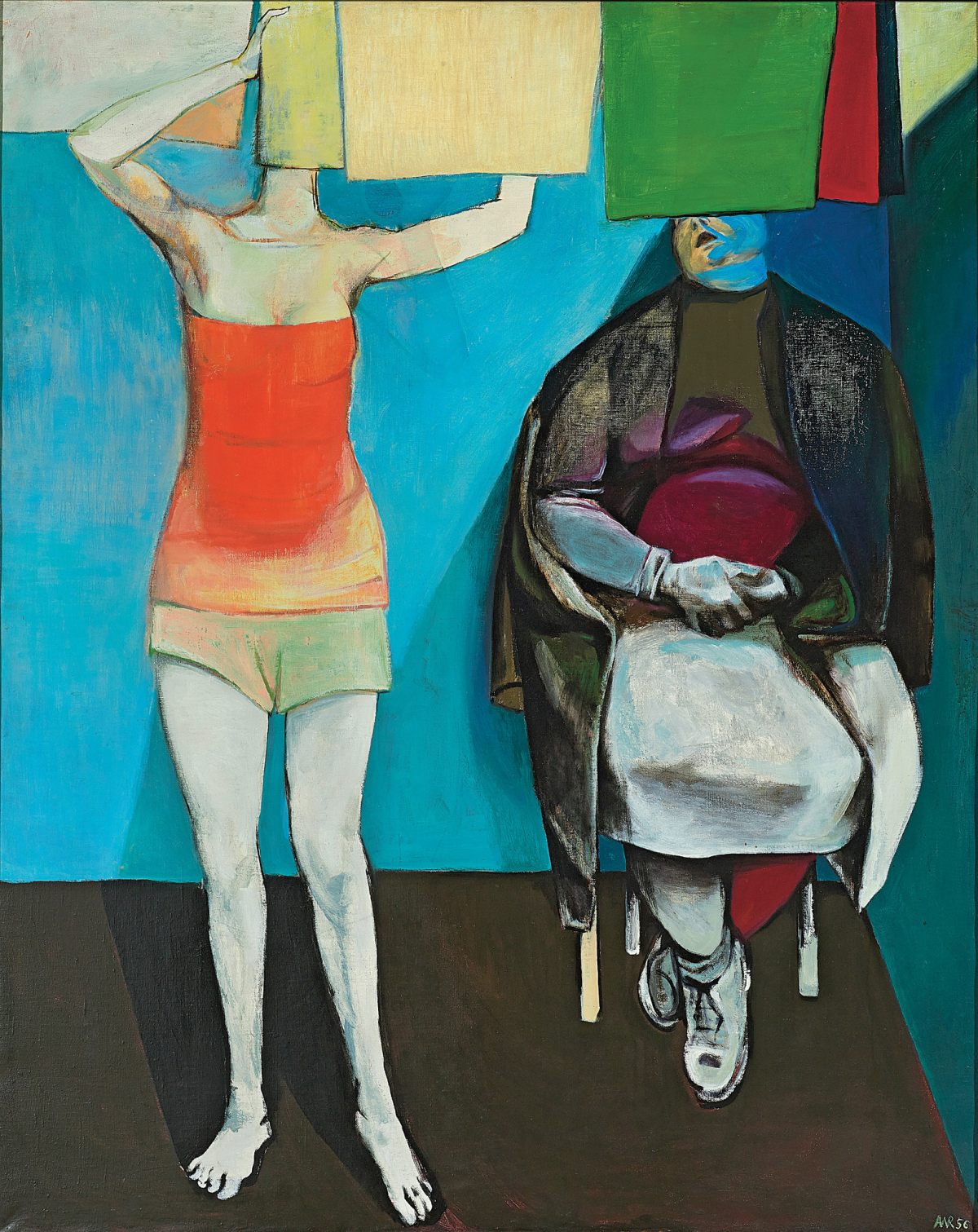 Washing (1955) Andrzej Wróblewski tablo - Dekolata