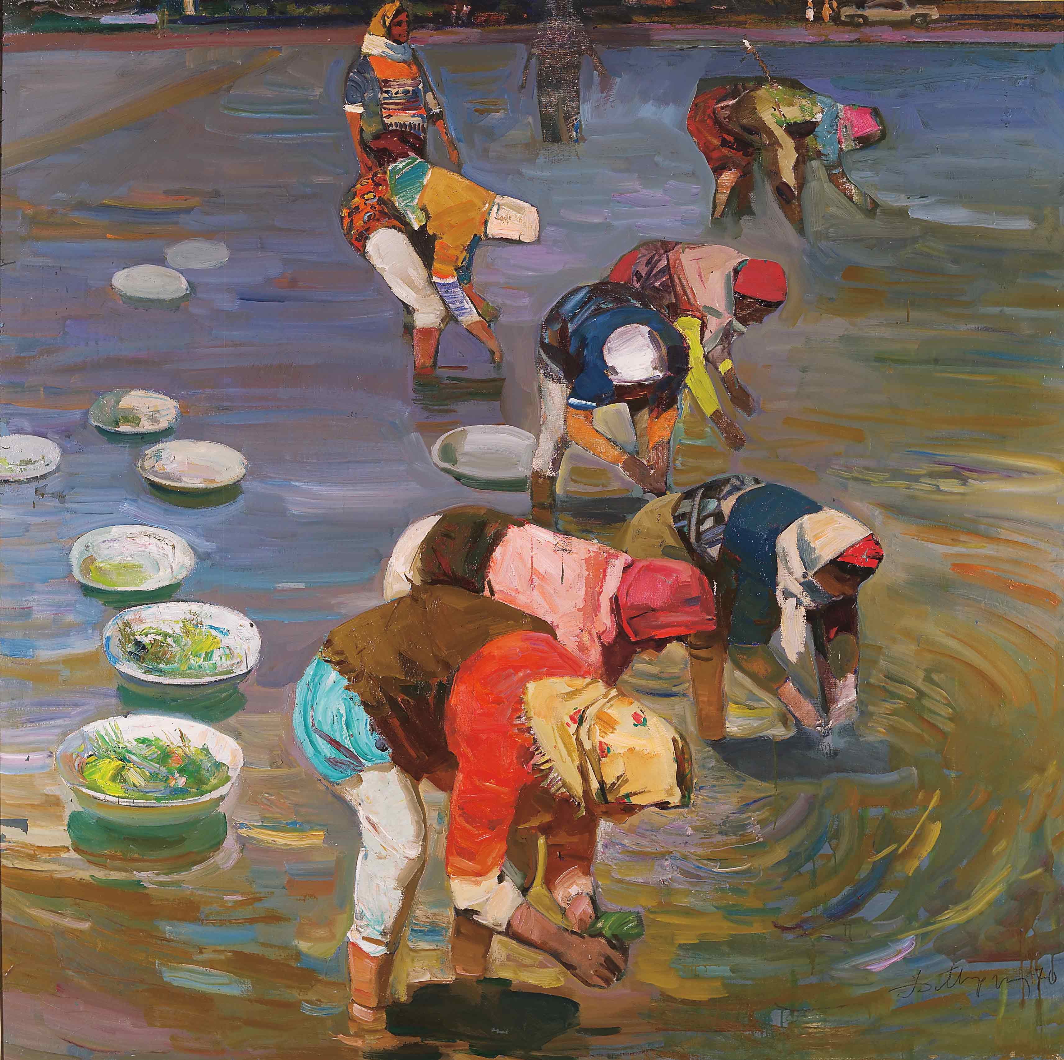 Picking of paddy – Boyukagha Mirzazade Tablo
