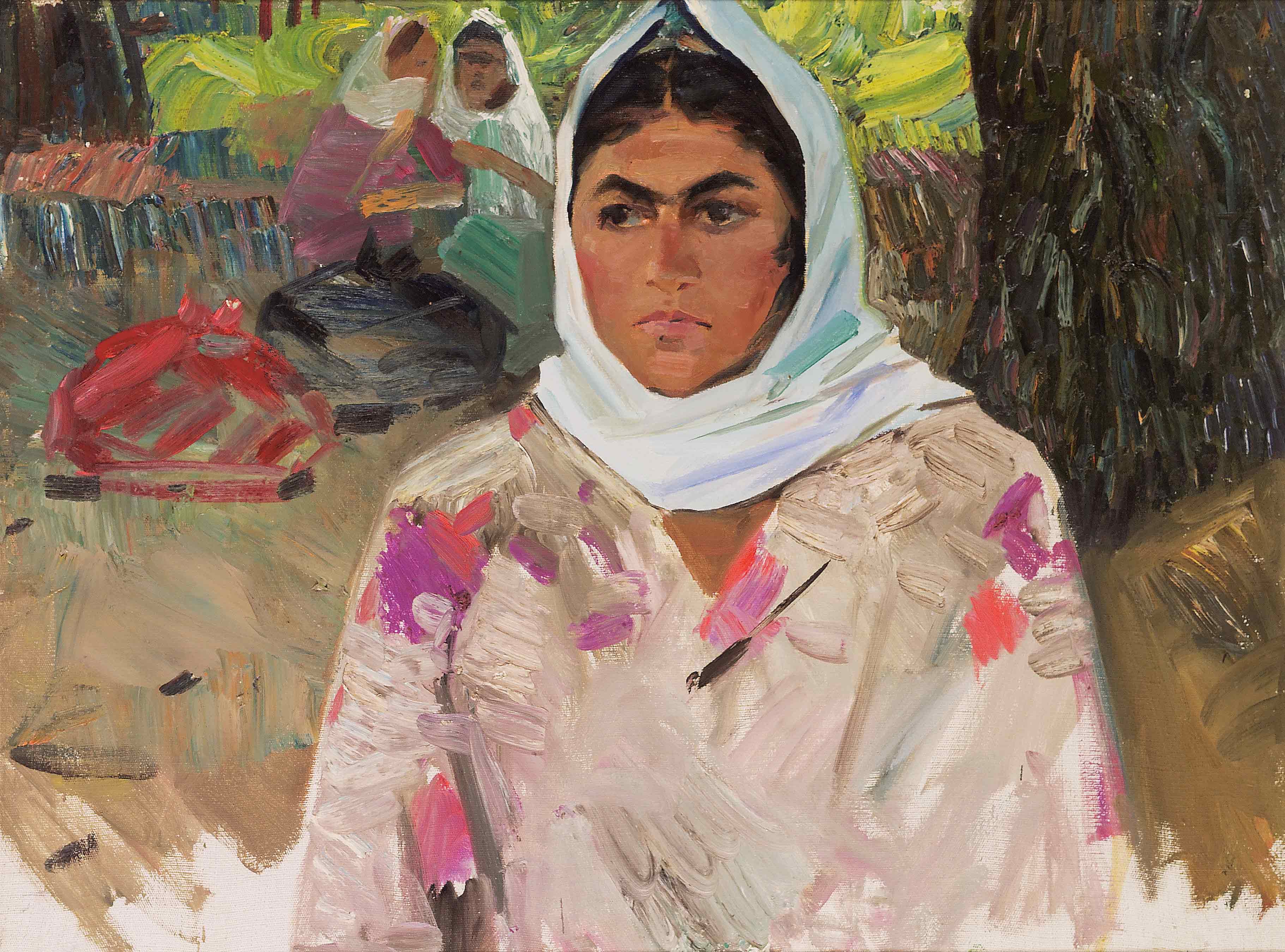 Portrait of Zvenovoi Boyukagha Mirzazade tablo - Dekolata