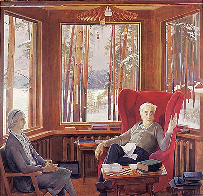 P.L. and A.A. Kapitsa Dmitri Zhilinsky tablo - Dekolata