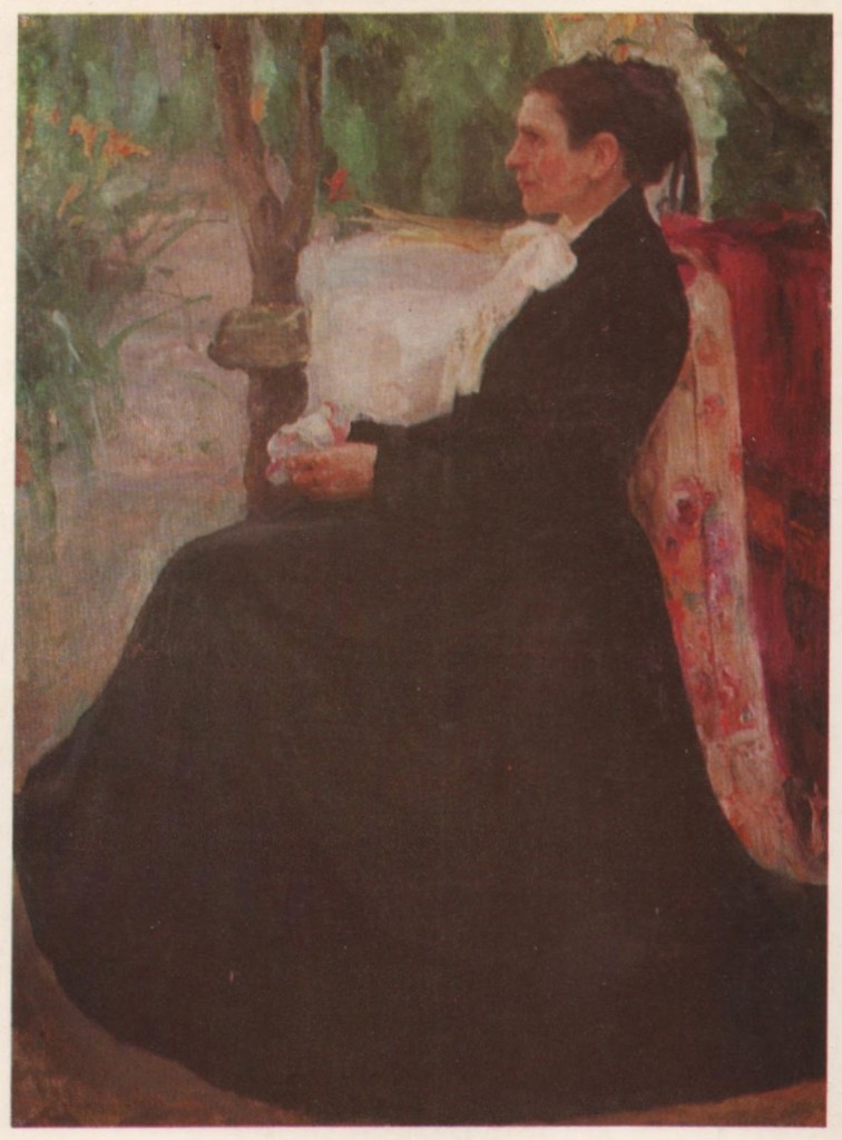 Artist's Mother (1904) Fedir Krychevsky tablo - Dekolata