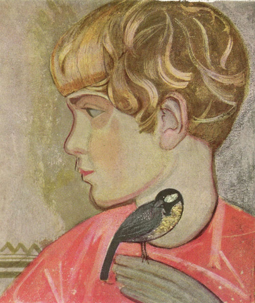Boy with the Birdie Fedir Krychevsky tablo - Dekolata