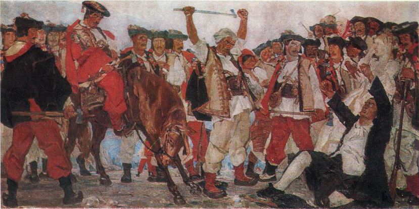 Dovbush (1931) Fedir Krychevsky tablo - Dekolata