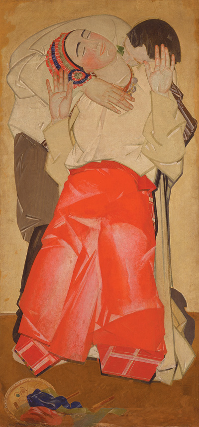 Life (triptych) Love (1927) – Fedir Krychevsky Tablo