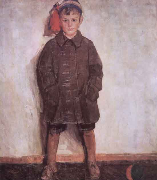 Portrait of a Boy (1910) Fedir Krychevsky tablo - Dekolata