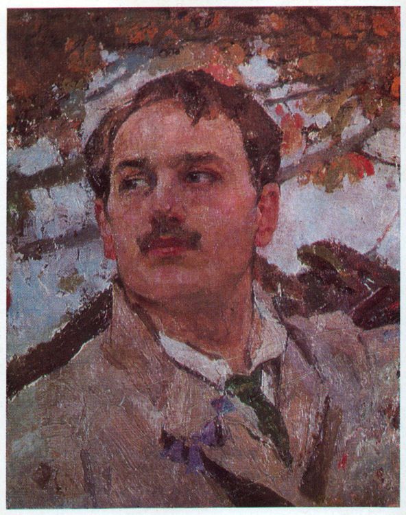 Self portrait (1911) – Fedir Krychevsky Tablo