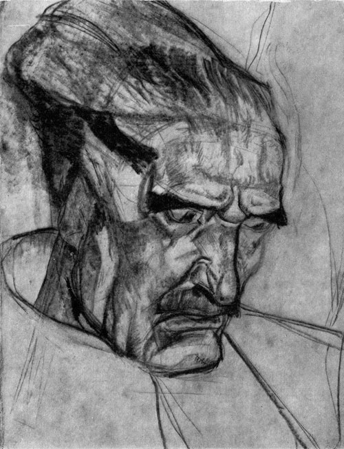 Sketch Fedir Krychevsky tablo - Dekolata