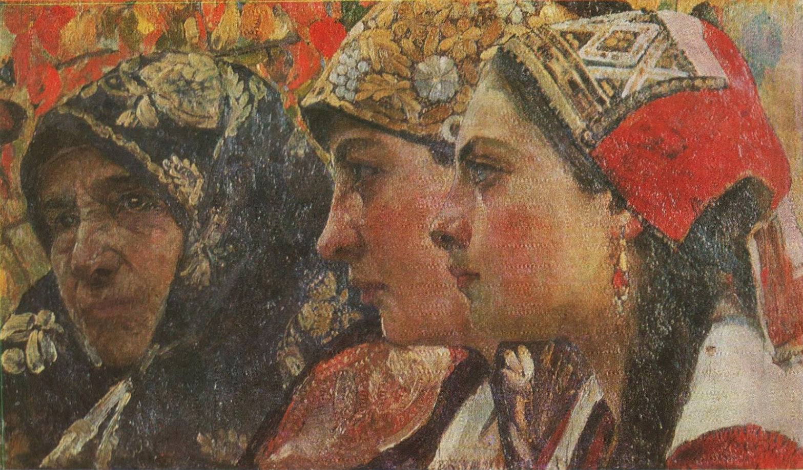 Three ages (1913) – Fedir Krychevsky Tablo
