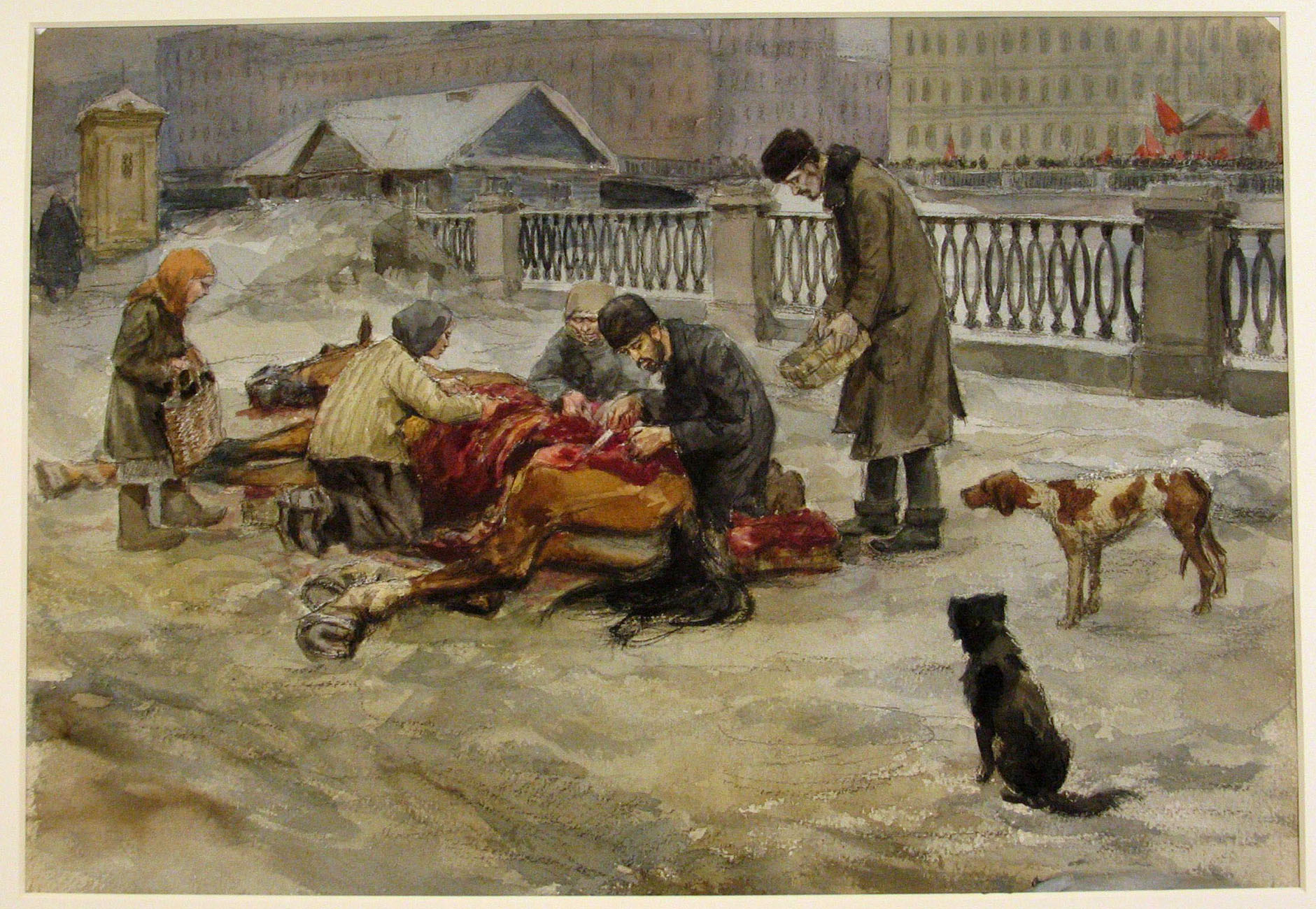 Famine (1919) Ivan Vladimirov tablo - Dekolata