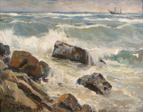 Rocks of the Gulf of Finland Ivan Vladimirov tablo - Dekolata