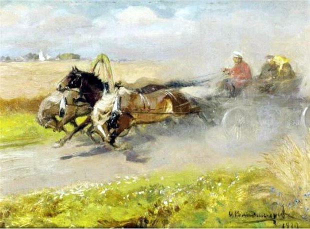 Three horses (1919) – Ivan Vladimirov Tablo
